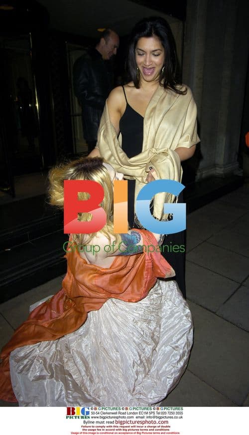 Pete Burns and Faria Alam at Miss Great Britain 2006