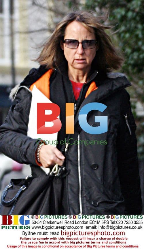 TV Presenter Carol McGiffin Goes for a Walk