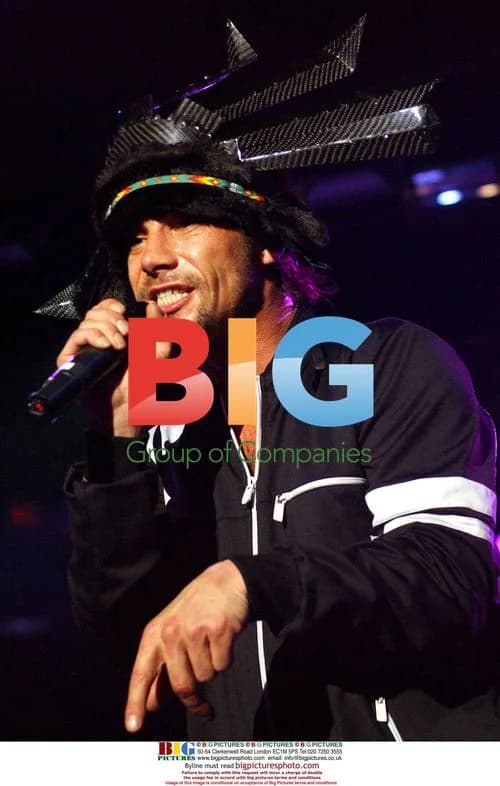 Singer Jamiroquai at Nokia Theatre in NYC