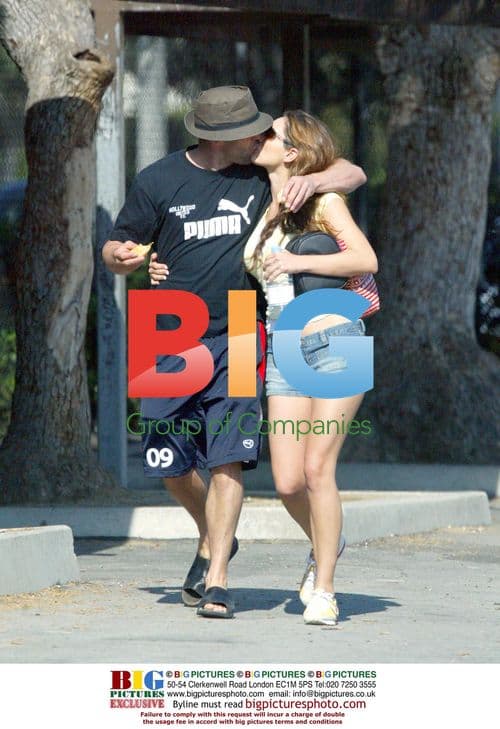 Kelly Brook and Jason Statham Ride in LA