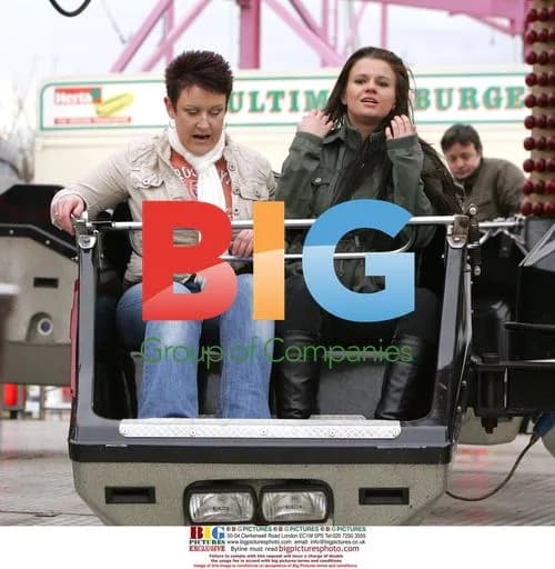 Kerry Katona and Mark Croft take daughter Molly to funfair