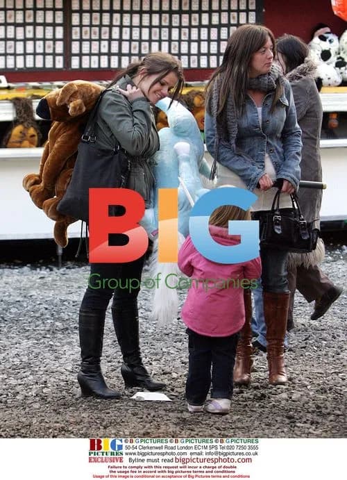 Kerry Katona and Mark Croft at Funfair