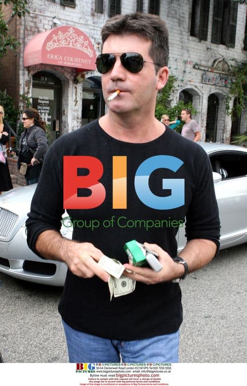 Simon Cowell at the Ivy in West Hollywood