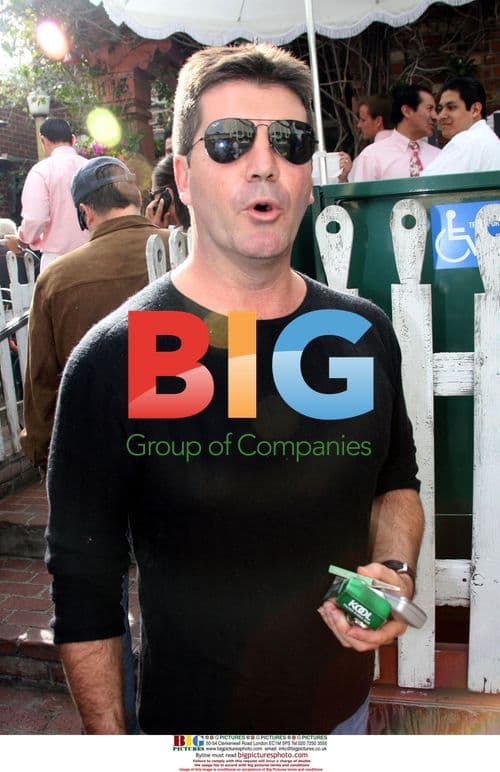 Simon Cowell at the Ivy restaurant