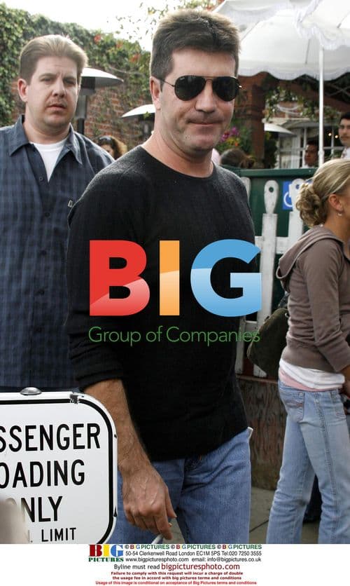 Simon Cowell at The Ivy Restaurant