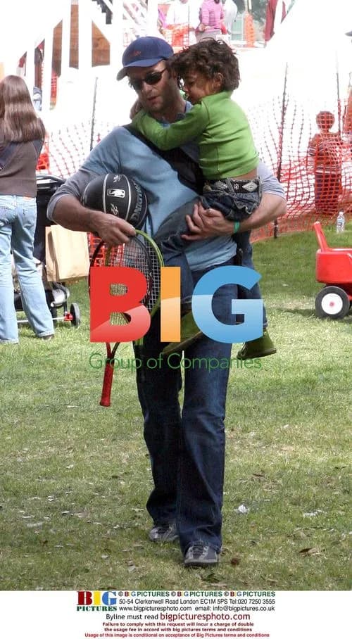 Hugh Jackman with family and Will Ferrell