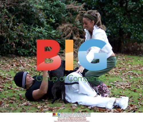 Katie Price and Peter Andre with new puppies