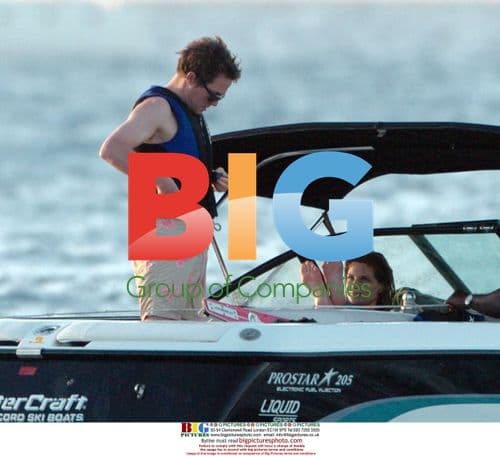 Hugh and Jemima Go Water-Skiing in Barbados