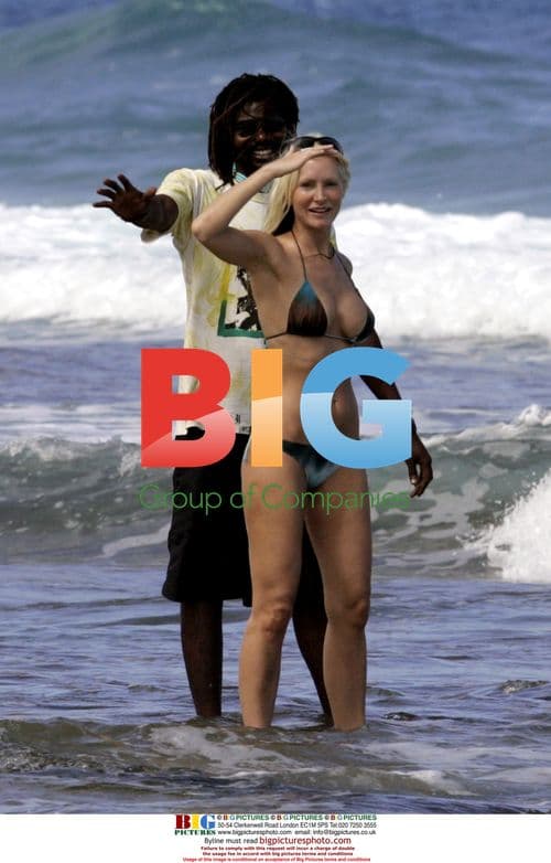 Caprice Relaxes on Caribbean Holiday