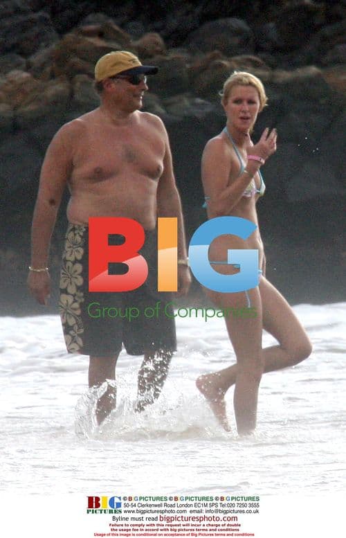 Nicky Hilton and Kevin Connolly Swim in Hawaii