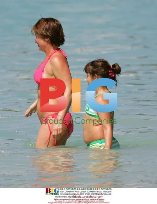 Emma Forbes on Caribbean Holiday