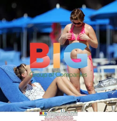 Emma Forbes on Caribbean Holiday