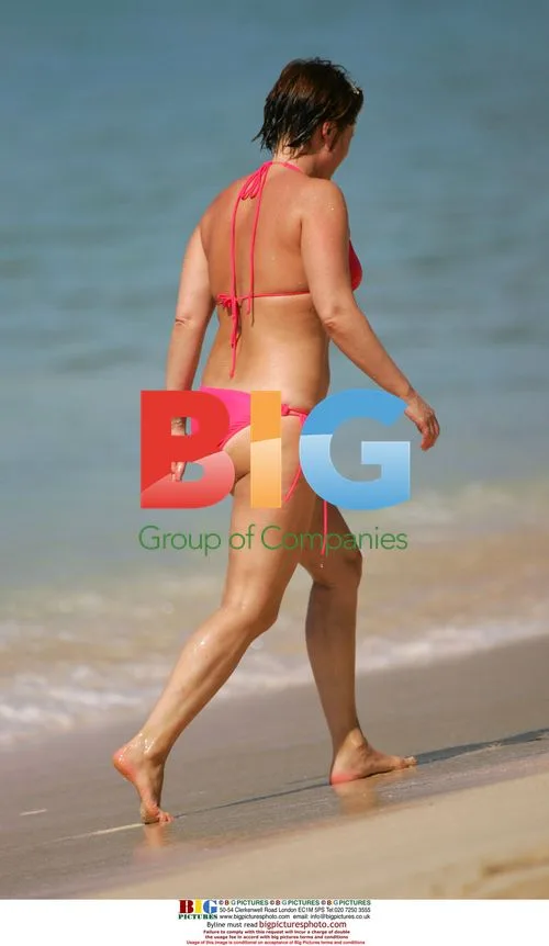 Emma Forbes on Caribbean Vacation