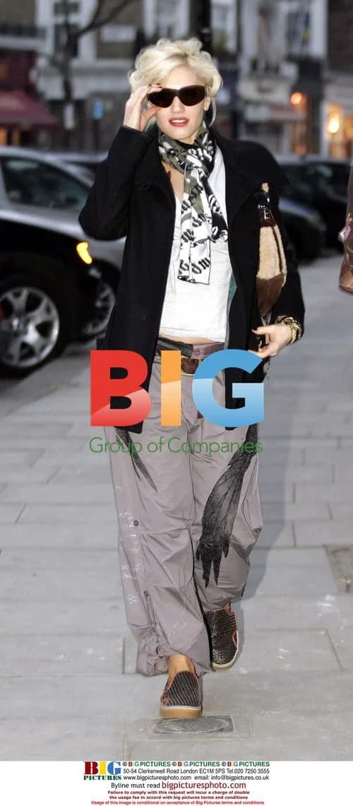 Pregnant Gwen Stefani Out in North London