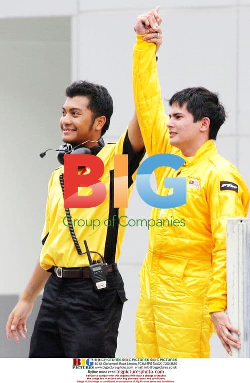 Malaysian driver Alex Yoong at A1 Grand Prix 2005