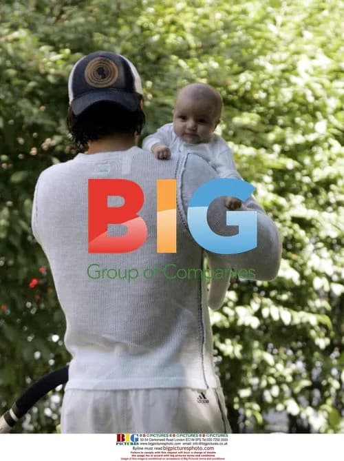 Peter Andre and family at the park