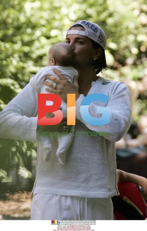 Peter Andre and Family at the Park