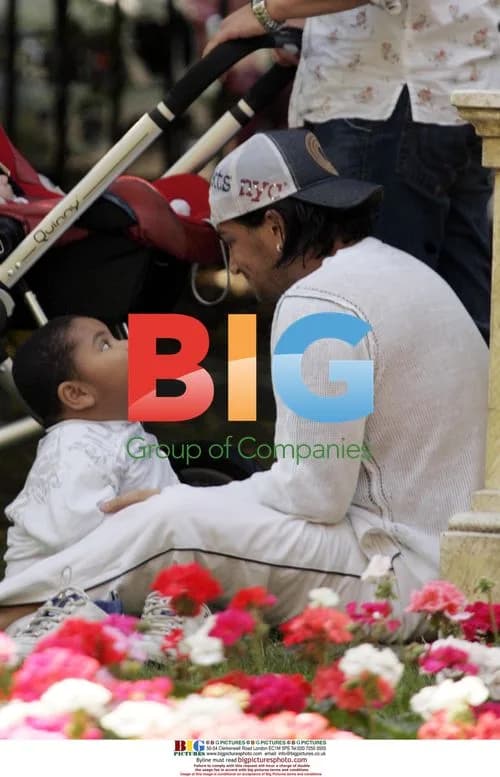 Peter Andre and Family at the Park
