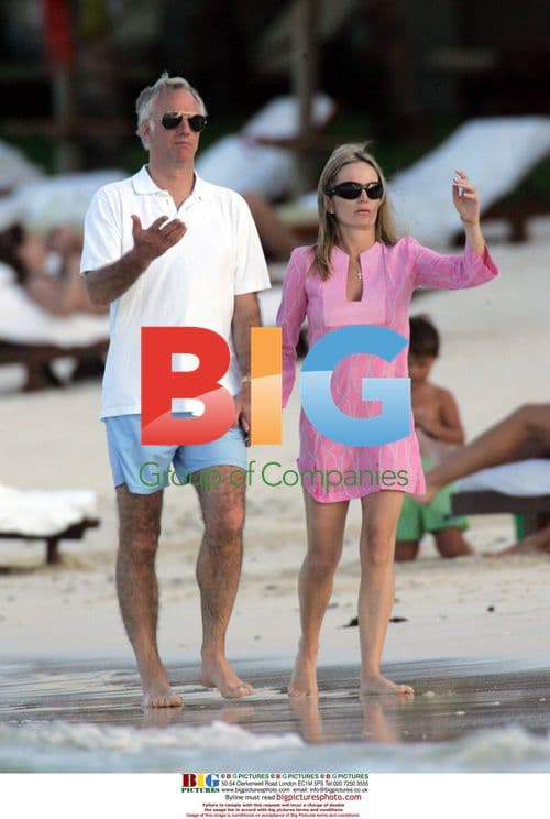 Mark Thatcher and Lady Jane Francis Russell on holiday