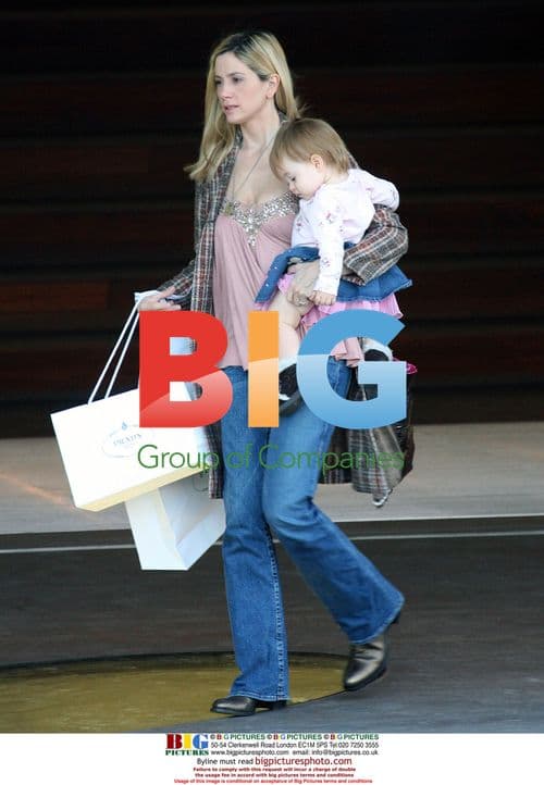 Mira Sorvino and daughter Mattea shop at Prada