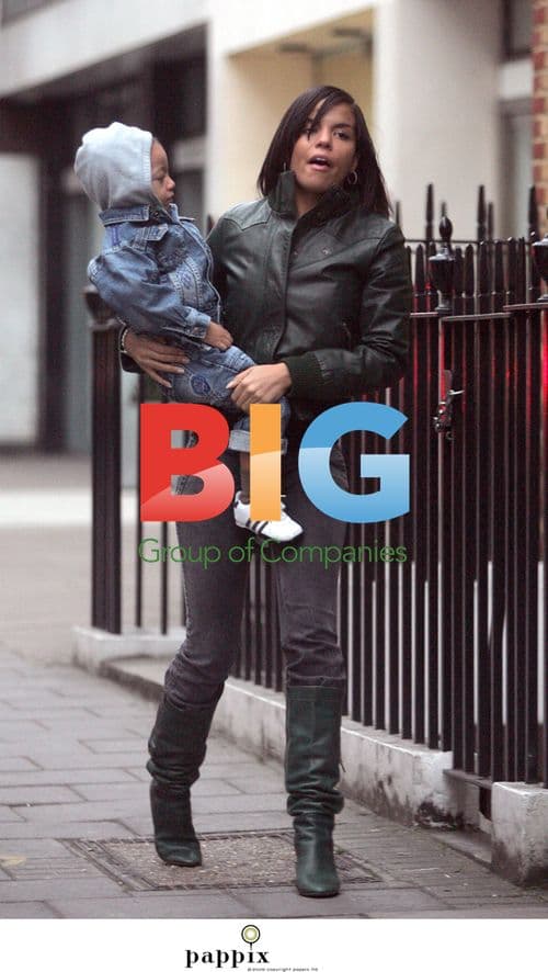 Ms Dynamite Out for Walk with Son