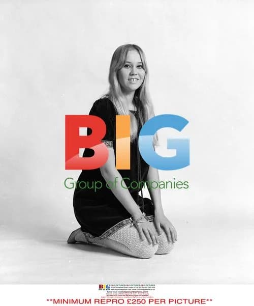 Young Agnetha Fältskog in 1967