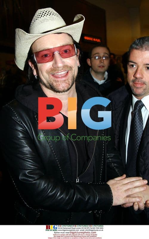 Neil Jordan grabs Bono and wife Ali at Breakfast on Pluto premiere