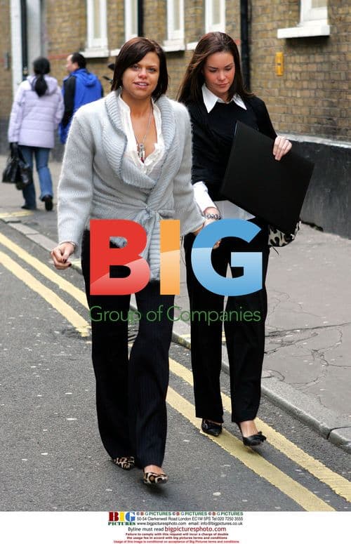 Jade Goody and Carly Lunch at The Ivy