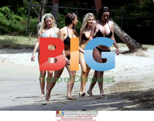 Glamour Girls on Banana Boat in Caribbean