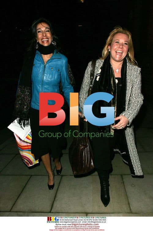 Corrie Stars Shobna Gulati and Wendi Peters Arrive in Manchester