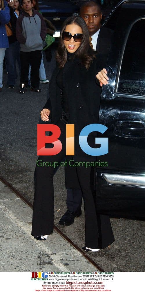 Alicia Keys arrives at Late Show