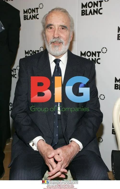 Christopher Lee at Mont Blanc anniversary