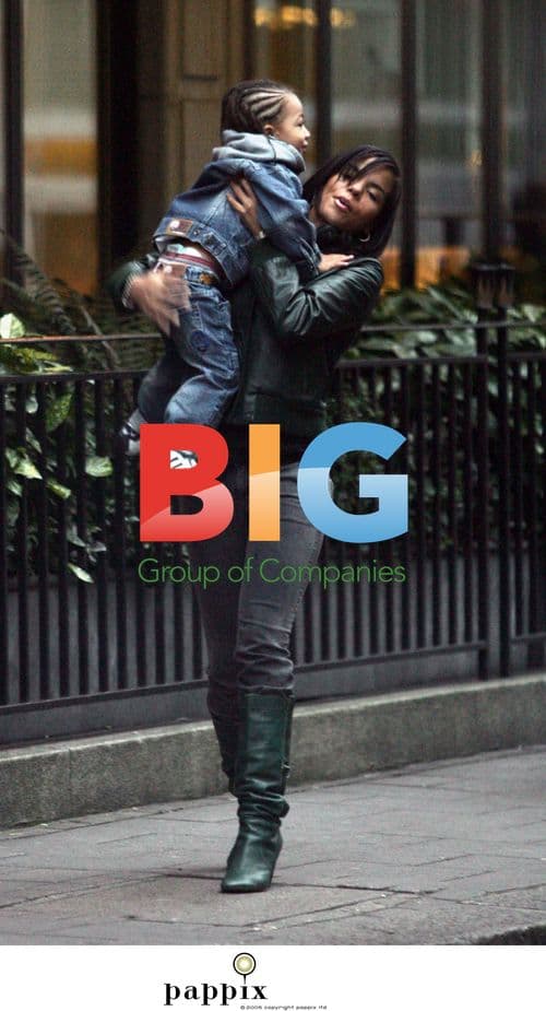 Ms Dynamite out with son in London