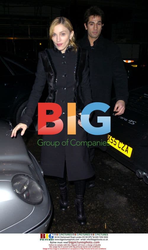 Madonna and Guy Ritchie at Nobu Berkeley