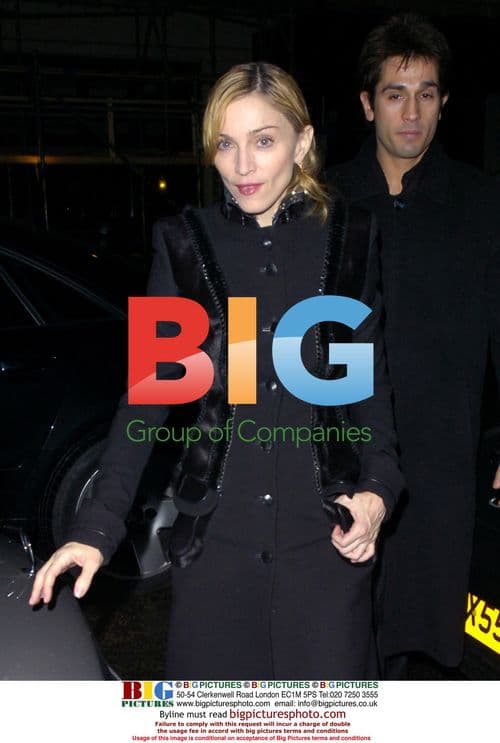 Madonna and Guy Ritchie at Nobu in London