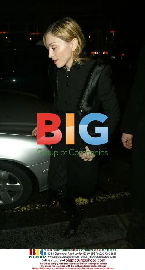 Madonna and Guy Ritchie out at Nobu in London