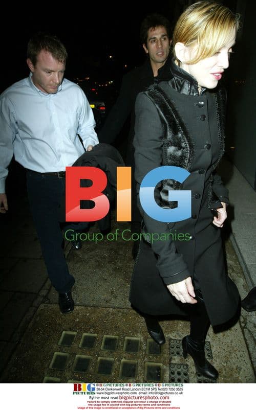 Madonna and Guy Ritchie at Nobu in London