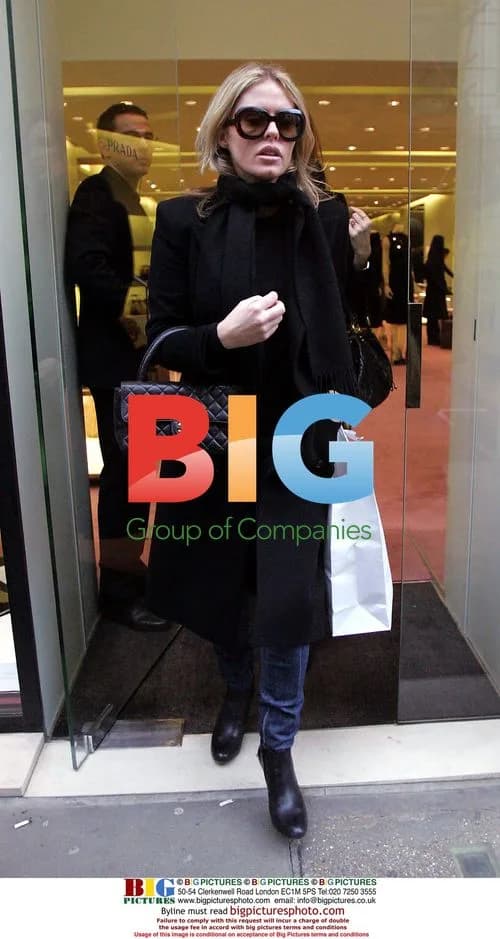 Patsy Kensit and friend out shopping in Mayfair