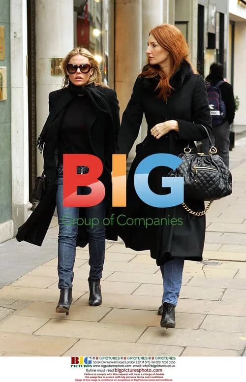 Patsy Kensit and friend out shopping in London