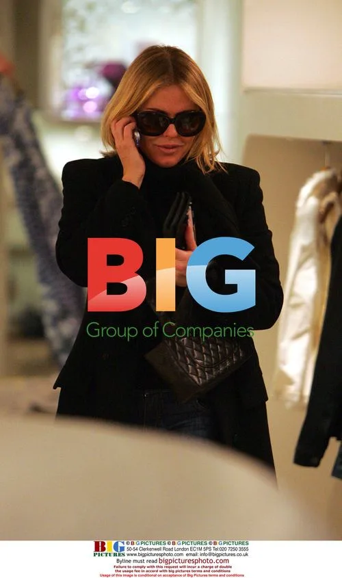 Emmerdale actress Patsy Kensit shopping in Mayfair