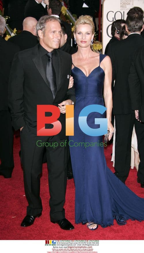 Nicolette Sheridan and Michael Bolton at 63rd Golden Globes