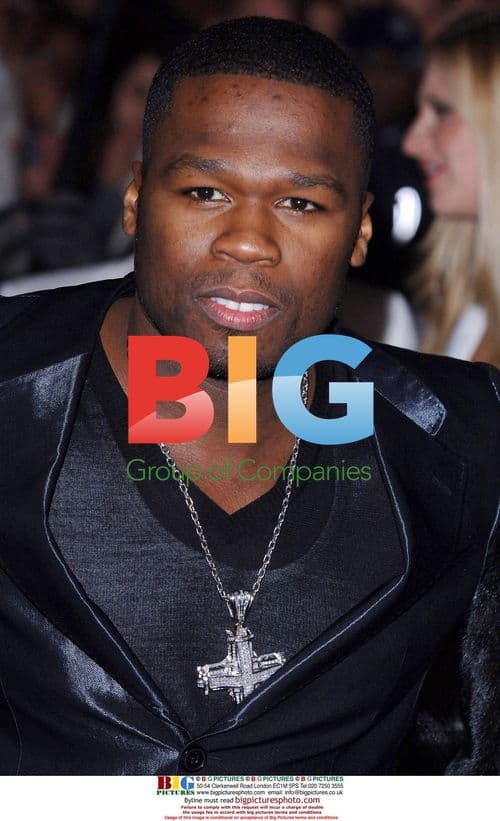 50 Cent at British premiere