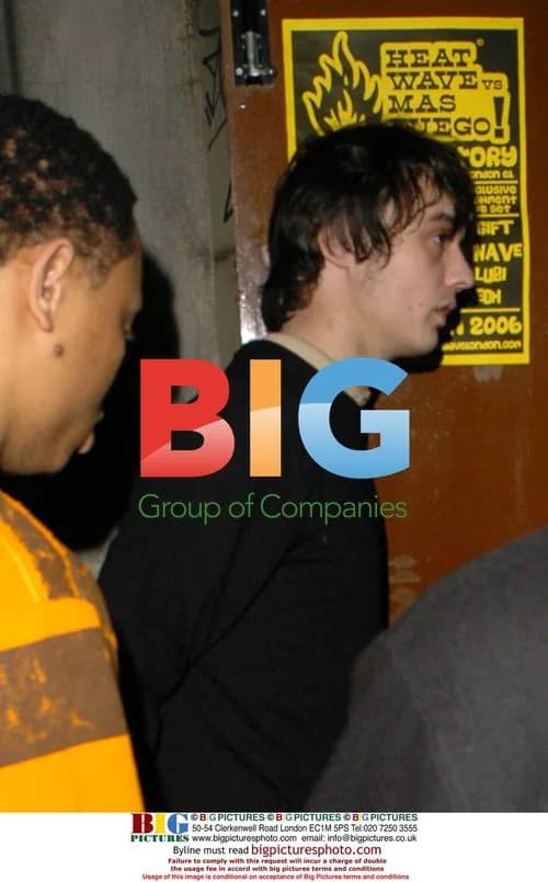 Pete Doherty at secret gig in London