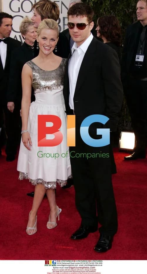 Reese Witherspoon and Ryan Phillippe at Golden Globes 2006