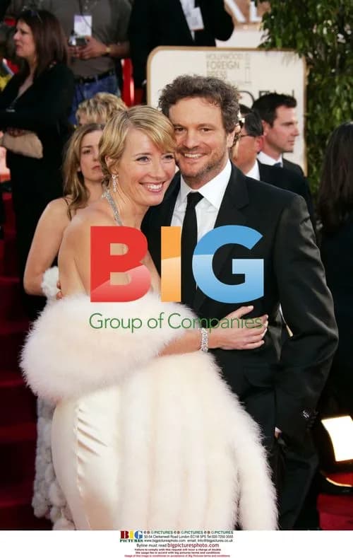 Emma Thompson and Colin Firth at Golden Globes 2006