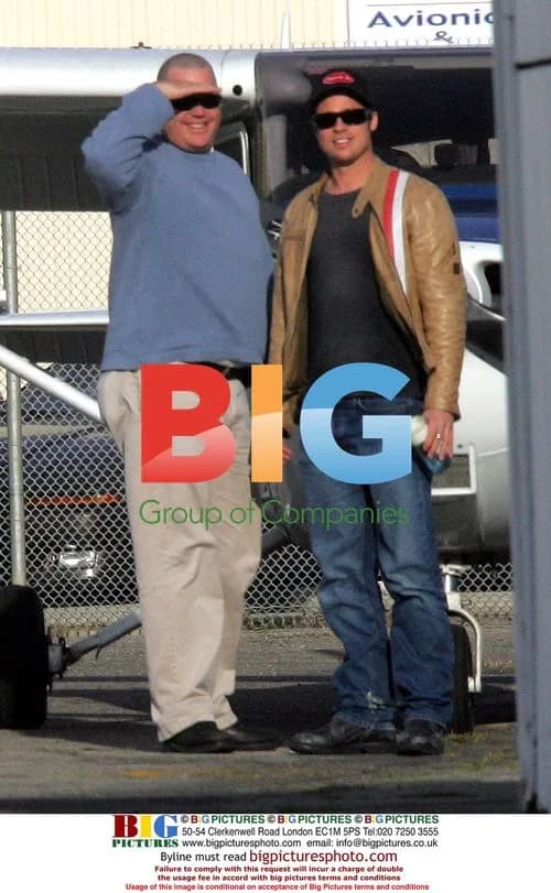 Brad Pitt Does Preflight Inspection
