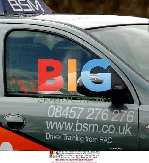 Charlotte Church takes driving lesson