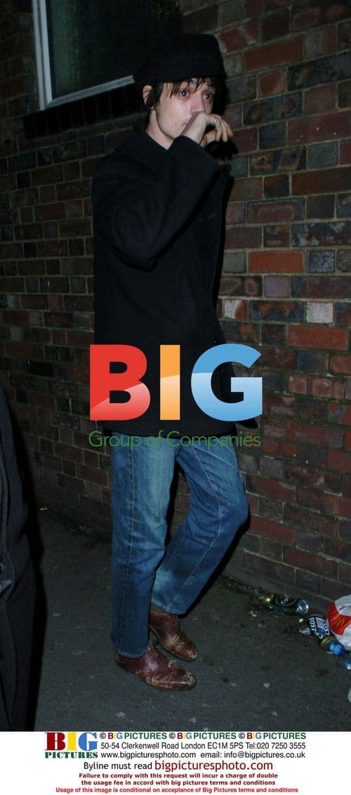 Pete Doherty performing with Babyshambles