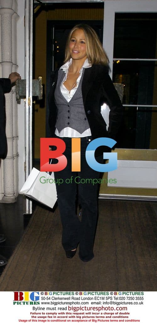 Rachel Stevens Leaves AvivA Club with Mystery Man