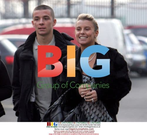 Coleen Mcloughlin Arrives at Old Trafford